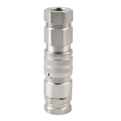 ISO16028 Flat Face 2 Port Hydraulic Quick Couplings Hammer Crushing Machine Hydraulic Quick Couplings For Excavators